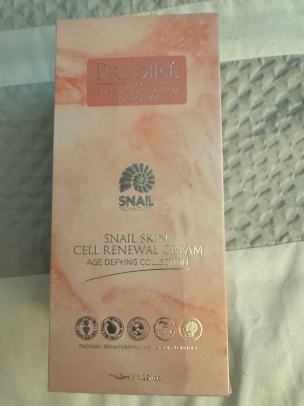 Prédiré Snail Skin Cell Renewal Cream - Age Defying Collection Sealed